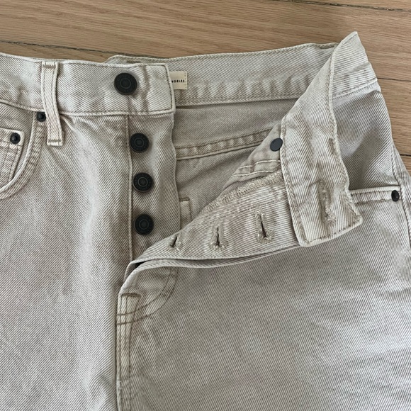 GRLFRND High rise denim shorts “The Jules” size 25 - Picture 6 of 7